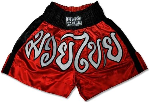 Muay Thai Shorts-Red/Black II