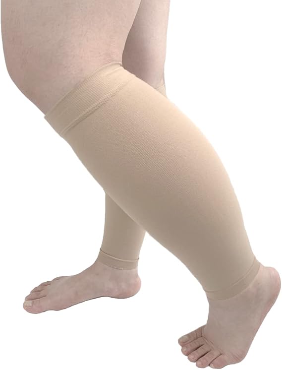 T.E.D. Anti Embolism Stockings, Calf Compression Sleeve for Varicose Veins