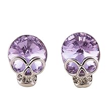 Cute Skull Studs Womens Gothic Cool Statement Skeleton Jewelry Candy Skull Earrings