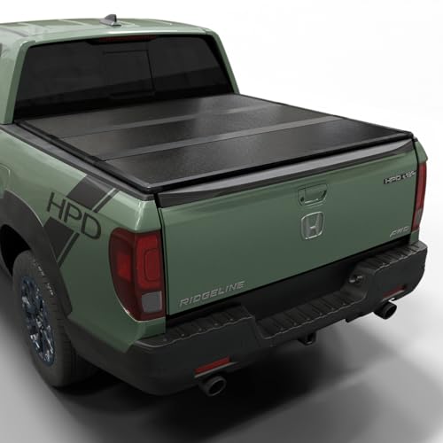Hard Folding Truck Bed Tonneau Cover |HTF039|Fits 2017-2026 Honda Ridgeline 5 Bed 64