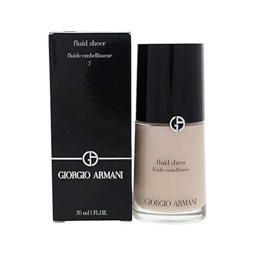 Giorgio Armani Fluid Sheer, No. 7 Pale Shimmering Rose, 1 Ounce
