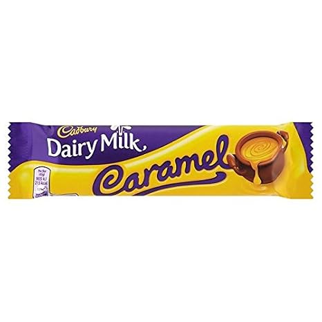 Cadbury Dairy Milk Caramel Chocolate 48 x 45g Bars (Bulk Buy)