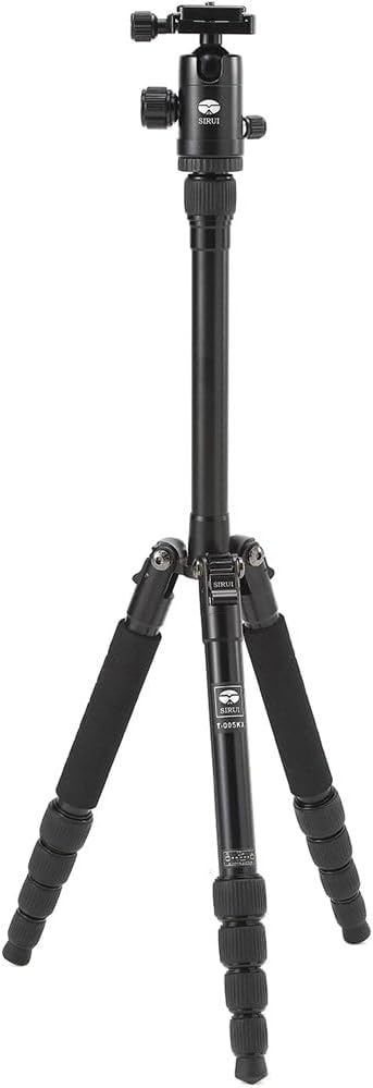 Sirui T-005KX 52" Aluminum Alloy Tripod with C-10X Ball Head & Case (Black)