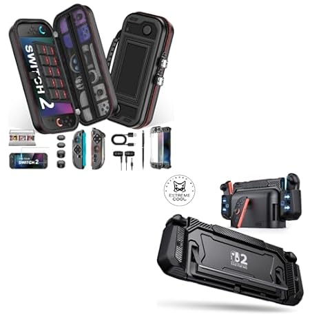 NinABXY Switch 2 Carrying Case Accessories + Protective Case