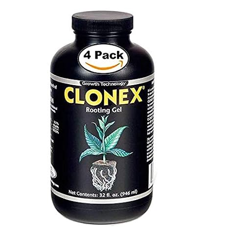 HydroDynamics Clonex Rooting Gel 1 Quart, 4-Pack