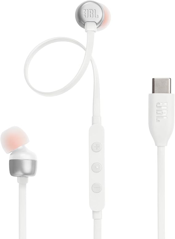 JBL Tune 310C, USB-C Kulakiçi Kulaklık, Beyaz