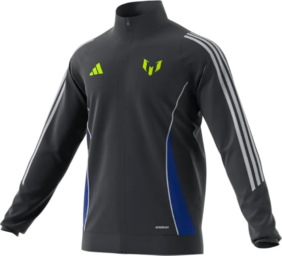 adidas Mens Messi Athletic Outerwear Casual - Grey