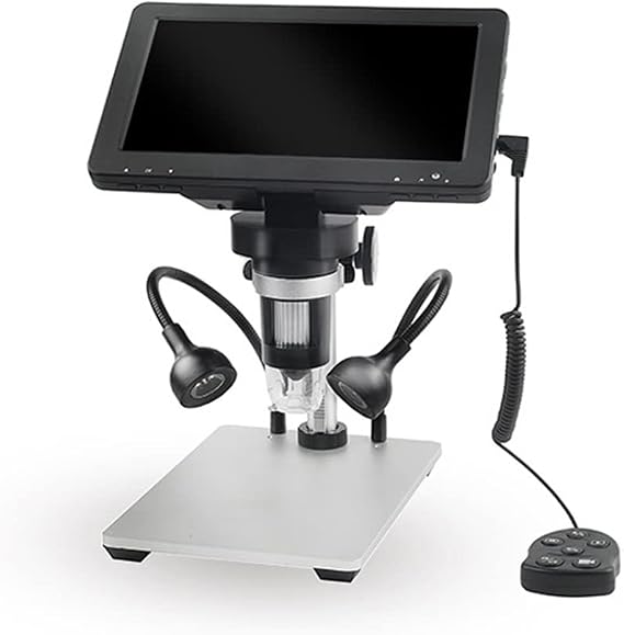 Microscope Accessories Kit 12MP DM9 7 inch 1200x Digital Industrial Microscope Microscope Slides