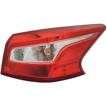Tail Light Assembly Right Outer for 2016-2019 Nissan Sentra