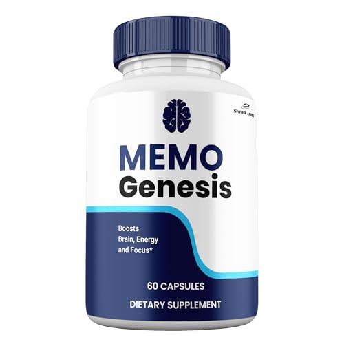 1 Pack MemoGenesis Capsules, Maximum Potency Brain and Focus Supplement, Official Memo Genesis Pills for Men and Women