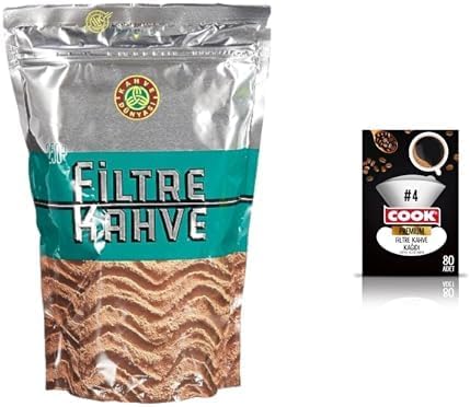 KAHVE DUNYASI Kahve Dünyası 250gr x1 + COOK Premium Kağıdı - Ebat 4, 80 adet x1