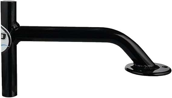 Stayput Anchor Bow Mount for Shallow Water Anchoring Premium Marine-Grade Aluminum Deck Mount (Black)
