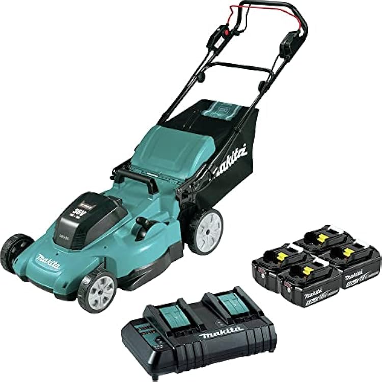 Makita XML11CT1 36V 18V X2 LXT 21 Self-Propelled Lawn Mower Kit with 4 Batteries 5.0Ah