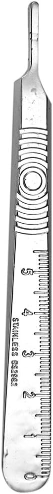 Precision Mini Folding Utility Knife, for Heavy Duty Cutting, Ergonomic Anti-Slip Grip, Retractable Blade with Scale, Compact Portable Design for DIY, Crafting, and Outdo (Silver)