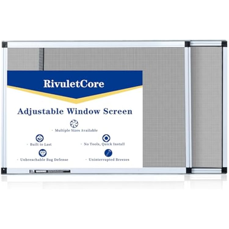 Expandable Window Screen:1 Pack Adjustable Window Screen Replacement 10 H x 14.3 - 26 W - Extra Small Replacement Window Screens with Frame Expandable,Aluminum Horizontal Sliding Window Screens