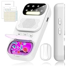 Wireless Bed wetting Alarm, USB-C Rechargeable, Alarm & Strong Vibration, Night Light, High Sensitivity Sensor, Kids Pee for Bedwetting Solutions