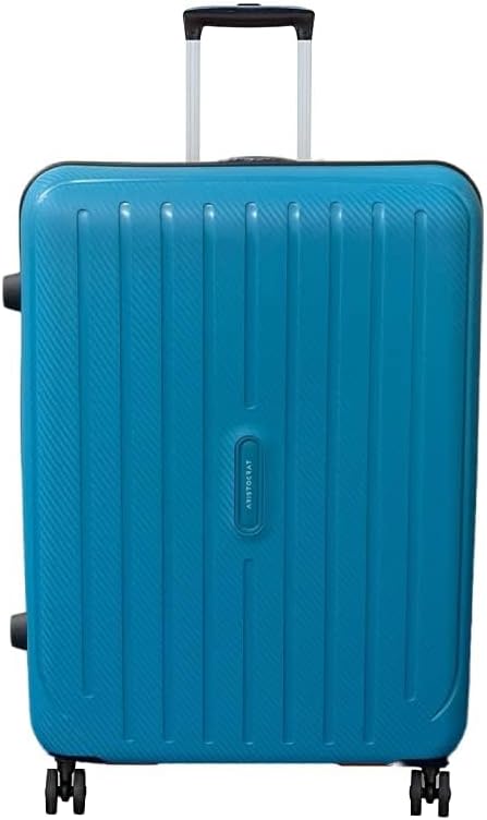 VIP Widget Durable Polyester Soft Sided Cabin Carry-On Luggagespinner Wheels with Quick Access Front Pockets, SkyBlue, M, Luggage bags