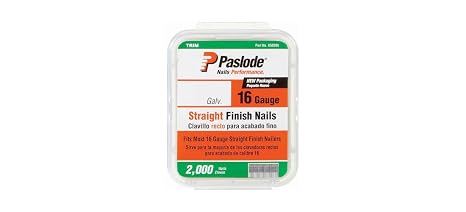 Paslode, 650287, Finish Nail, 16 ga, 2-1/2 In, PK2000
