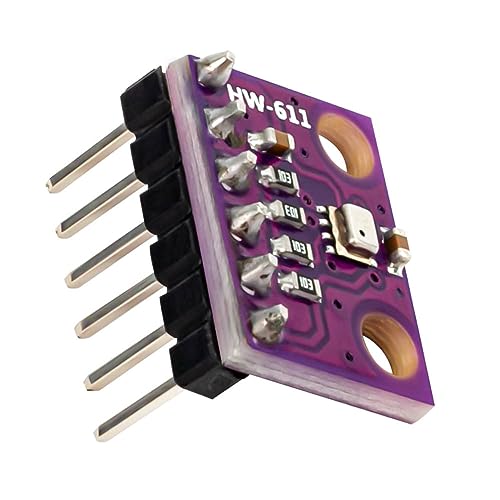 SHILLEHTEK PRE-SOLDERED BMP280 3.3V I2C IIC Digital Atmospheric Pressure, Temperature, and Altitude Sensor Module for Raspberry Pi, Arduino, ESP32, and Other Microcontrollers