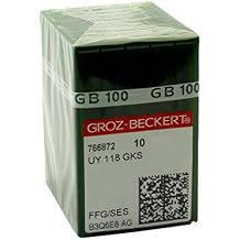 100 Groz-Beckert UY118GKS FFG Point Sewing Machine Needles-Size 65/9