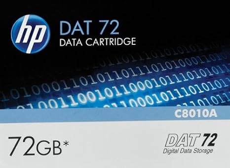 HP - DAT-72 - 36 GB / 72 GB - blue - storage media - for StorageWorks DAT 160, DAT 72, StorageWork -