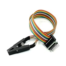 Programmer Testing Clip SOP16 SOIC16 IC Test Clamp with SOP16 to DIP8 Adapter Flash Clip for 25 Series RT809F TL866CS TL866A