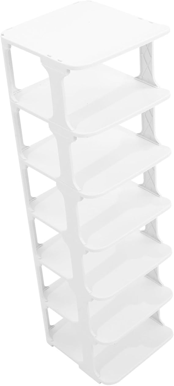 7tier Shoe Rack Organizer Sturdy Shoe Shelf for Entryway Hallway and Bedroom Space-Saving Design Construction Simple Style for Home Storage