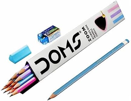 DOMS Zoom Ultimate Dark Triangle Pencils (Pack of 50 Pencils)