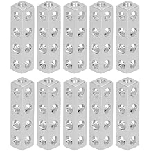 Aluminum Extrusion L Shaped Beam | Lightweight & High Strength | Stable Square Beam for Robots / Engineering Equipment / DIY Projects | 8mm & 4mm Through Holes (3106-0004-0032)