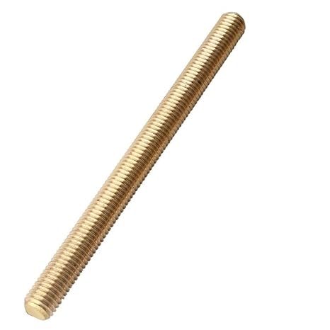 Brass Rod Threaded Rod,Fully Threaded Rod, Brass Thread Rod, M16x100 M18x200 mm Brass Metric Full Thread Shaft Rod Bar Stud, Length 100 500mm Full-Thread Bar 1pc(M20x250mm)