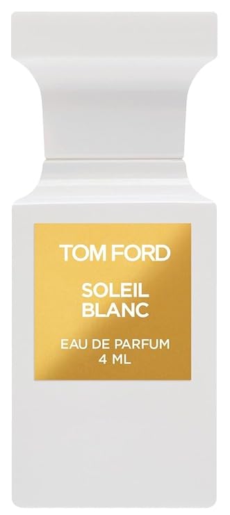 Tom Ford Soleil Blanc Eau de Parfum | 4 mL (0.14 fl oz) Splash Mini Bottle | Solar Floral Amber
