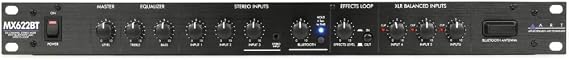 ART MX622BT 6-channel Stereo Mixer with Bluetooth