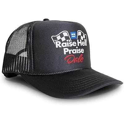 Black Rabbit Raise Hell Praise Dale Hat Retro 90s Snapback Cap