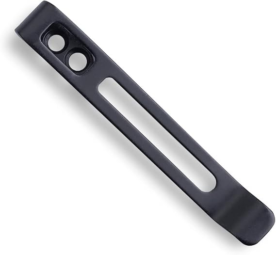 CIVIVI Deep Carry Pocket Clip for Knives,Recessed Screw Hole Design, NO Screws Included CA-05A (Black)