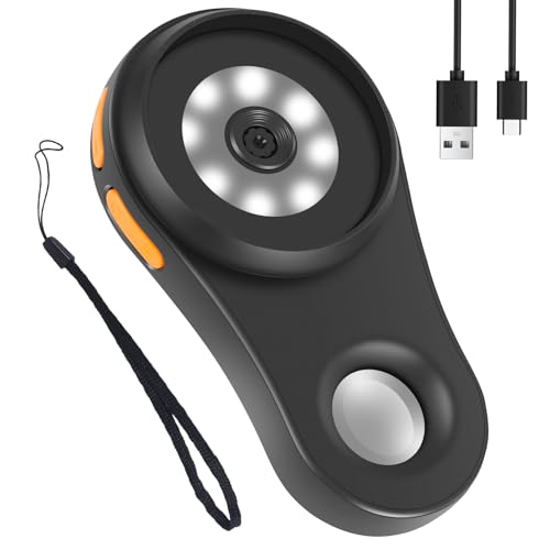 Macro Digital Microscope Fixed Focus, Portable Handheld Magnifying Glass, 2.0 inch IPS Color Screen, 200w Pixel, 500x Magnification, Built-in 8LEDs Compatible with Windows, OS
