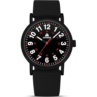 LN LENQIN Womens Watch Analog Quartz Waterproof Ladies Watches for Women Easy Read Womens Wrist Watches with Leather Strap Luminous Dial