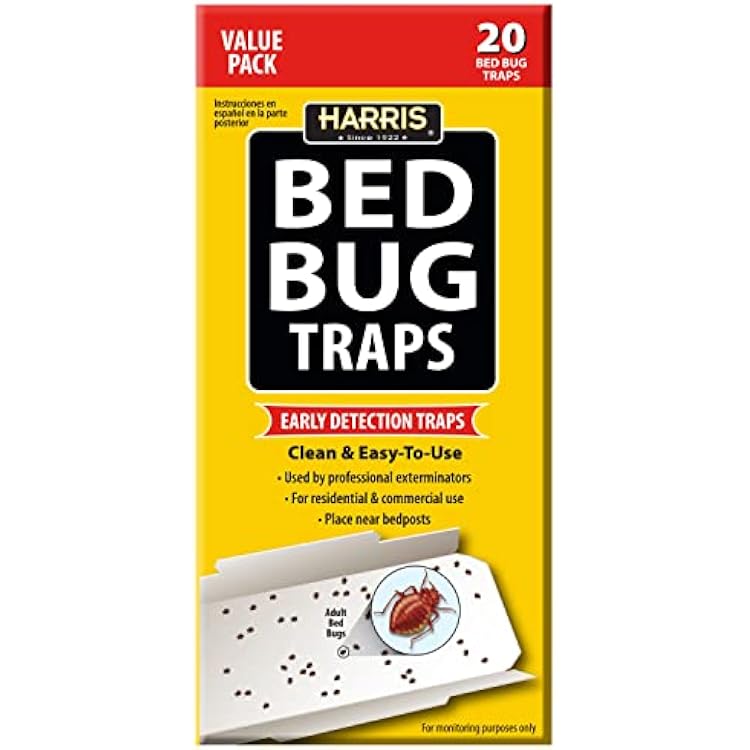 HARRIS Bed Bug Traps - Parent 20-Pack