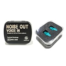 Ear Protection for Gun Ranges - Earplugs for Shooting Ranges with Advanced Filter Technology, Hearing Protection for Shooters, Blue, 1 Pair