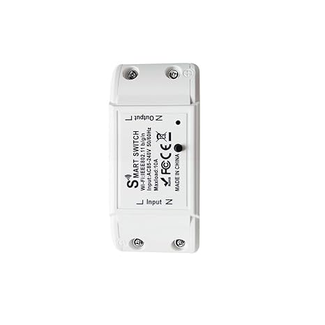 WiFi Smart DIY Relay Module Wall Switch,Universal Module for Smart Home Automation Solution, Works with Apple Homekit 10A