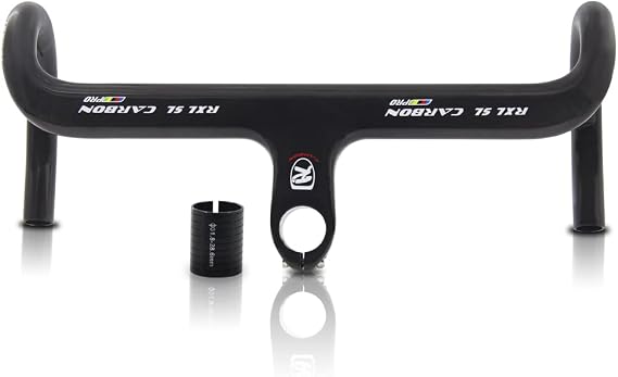 Carbon Integrated Stem Handlebar Road Bike 400 * 120mm