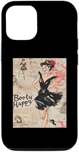 iPhone 13 Pro Booty Happy 15 | Newspaper Nostalgia Case
