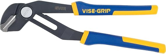IRWIN Tools VISE-GRIP GrooveLock Pliers, Straight Jaw, 12-inch (4935098)
