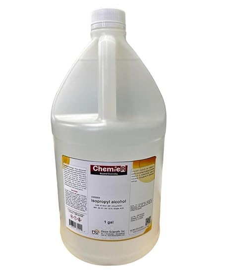 Isopropyl Alcohol (IPA) 99.9% - ACS Reagent Grade - 4X1 Gallon - High Purity - Made in America