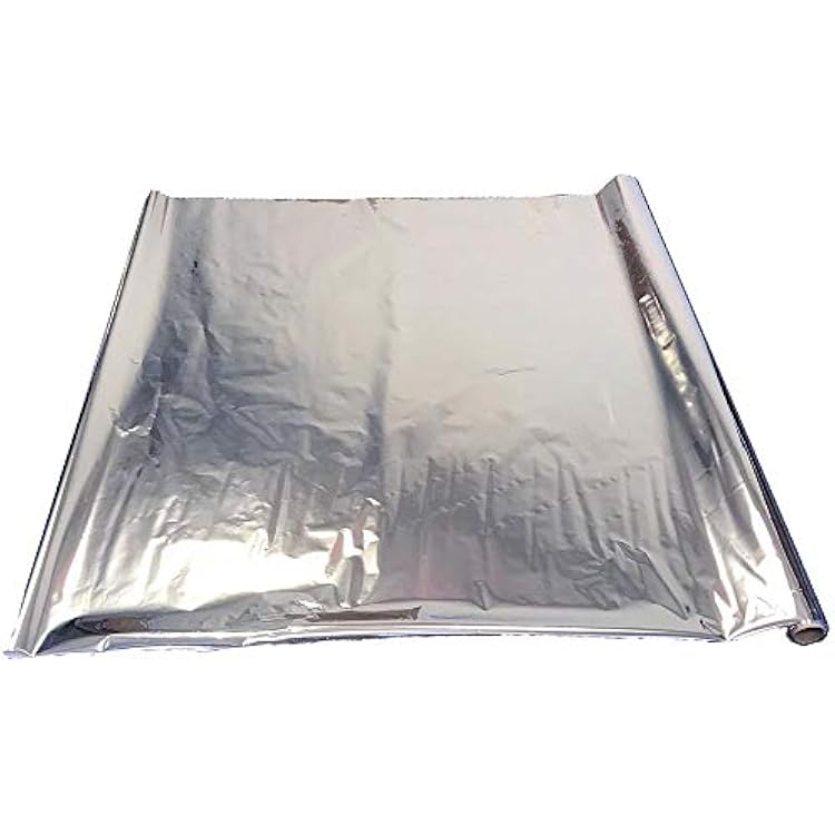 Mylar Reflective Material, 4 Feet x 25 Feet, 2 Mil