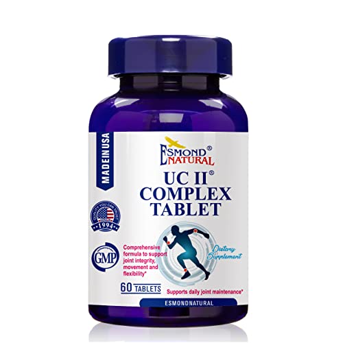 UC II Complex Comprehensive Formula to Support Joint Integrity, Movement and Flexibility, GMP, Natural Product Assn Certified, Made in USA - 60 Tablets