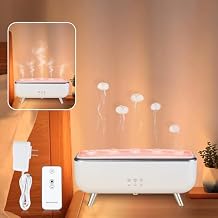 300ML Dynamic Jellyfish Diffuser: 5 Rings Dynamic Sound Pickup - Essential Oil Scent Volcano Diffuser Low Noise for Bedroom Office Hotel - Aromatherapy Aroma Humidifiers