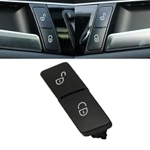 Interior Left Door Unlock Lock Button Control Switch Replacement Trim for Mercedes Benz C-Class W204 GLK 204 E-Class W212 W207 GL ML GLE GLS W166 W463 W156