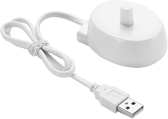 USB Electric Toothbrush UK Plug Charger, Charger Replacement for Electric Toothbrush, Inductive Toothbrushes Charging Adapter - Compatible with Oral-B and More