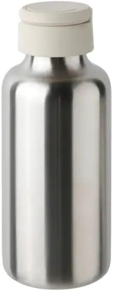 Ikea ENKELSPARIG Water bottle stainless steel/beige0.5 l
