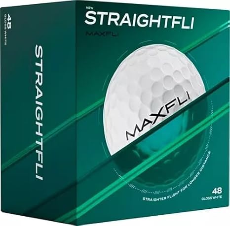 Maxfli StraightFli Golf Balls - 48 Pack, Men's, White